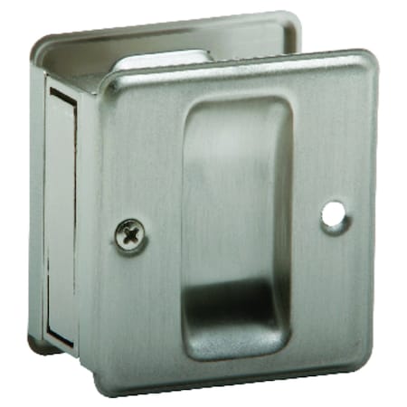 Schlage Satin Nickel Silver Pocket Door Pull SC990B-619